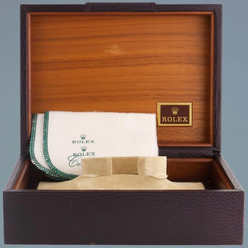 MINT Rolex Daytona 16523 Zenith Two Tone Yellow Gold Champagne Dial Watch Box - 7