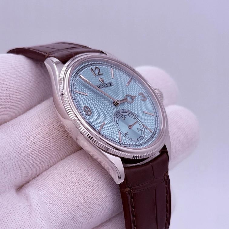 BRAND NEW 2026 Rolex 1908 52506 39mm Ice Blue Dial Platinum Box Papers - 11