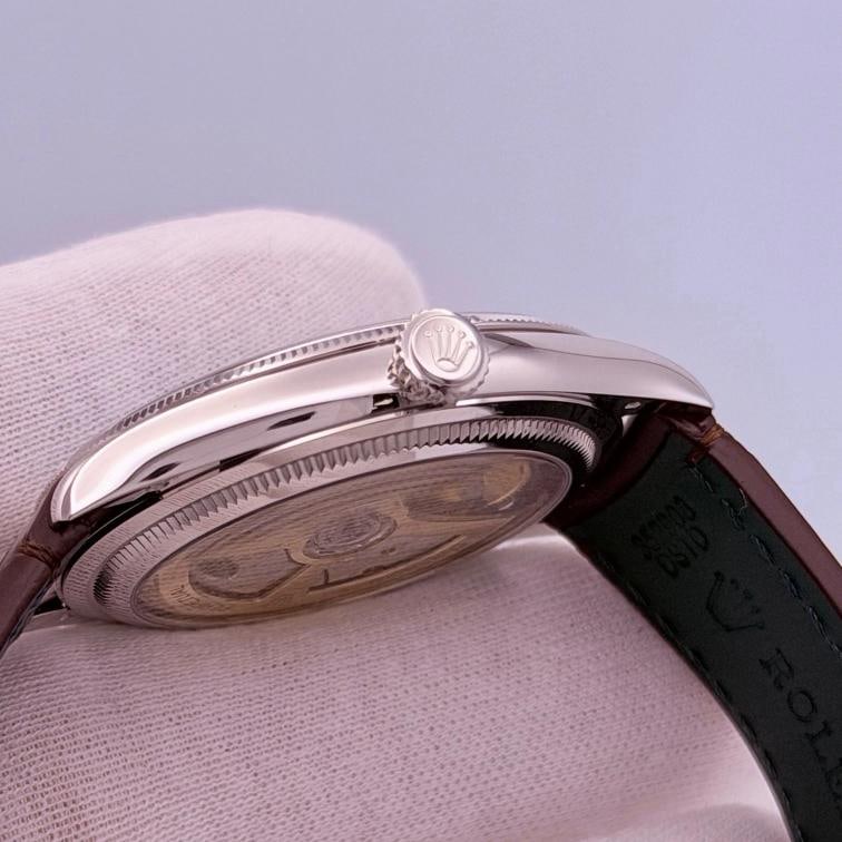 BRAND NEW 2026 Rolex 1908 52506 39mm Ice Blue Dial Platinum Box Papers - 7