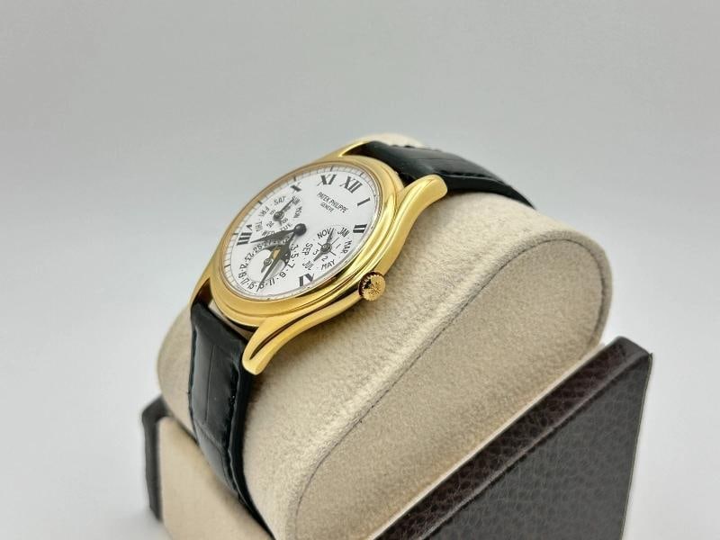 Patek Philippe 3940J Perpetual Calendar 18K Yellow Gold Patek Winder Box Paper - 4
