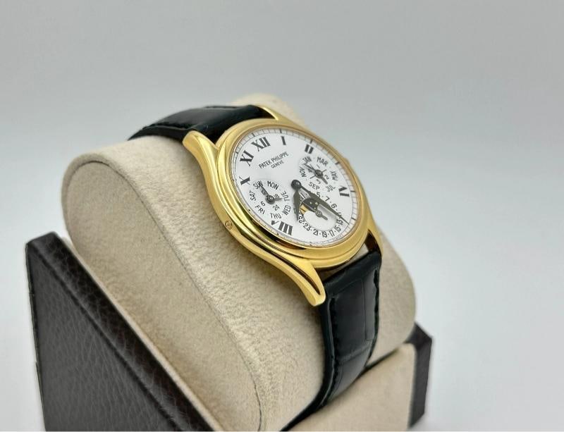 Patek Philippe 3940J Perpetual Calendar 18K Yellow Gold Patek Winder Box Paper - 5