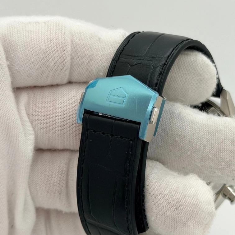 TAG Heuer Carrera Tourbillon CBS5011.FC6566 42mm Teal Green Dial Steel Box Paper - 7