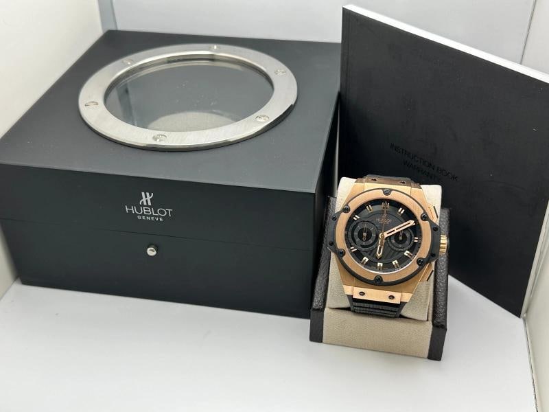Hublot King Power Big Bang Foudroyante 715.PX.1128.RX 18K Rose Gold Box Paper - 10