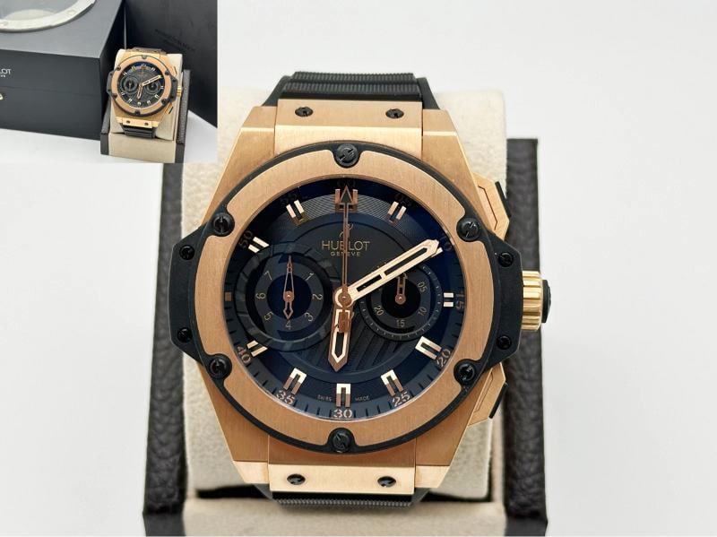 Hublot King Power Big Bang Foudroyante 715.PX.1128.RX 18K Rose Gold Box Paper - 15