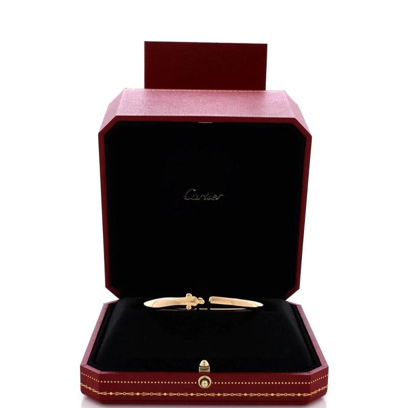 Cartier Panthere de Cartier Open Cuff Bracelet 18K Yellow Gold with Onyx - 2