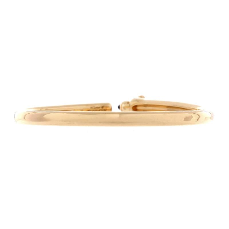 Cartier Panthere de Cartier Open Cuff Bracelet 18K Yellow Gold with Onyx - 3