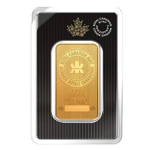 1 oz. Royal Canadian Mint Gold Bar 99.99 Fine Gold - 4