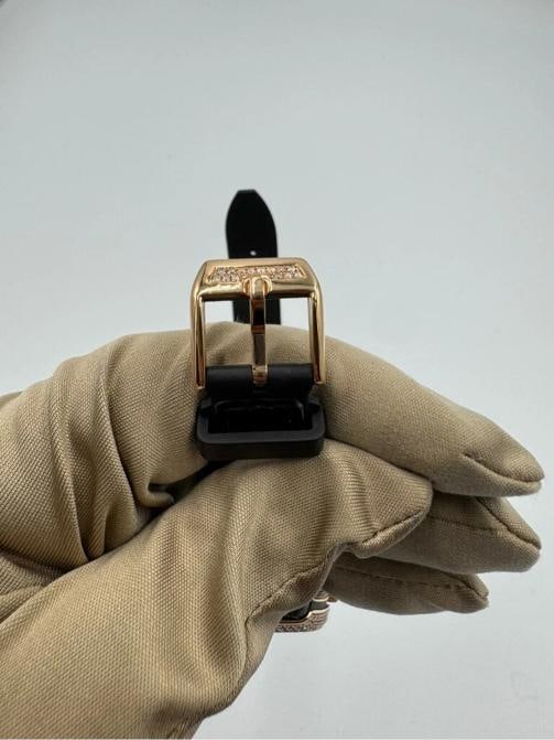 Franck Muller Vanguard All-Diamond Watch w/ Alligator Strap Rose Gold 35mm ref.V - 6