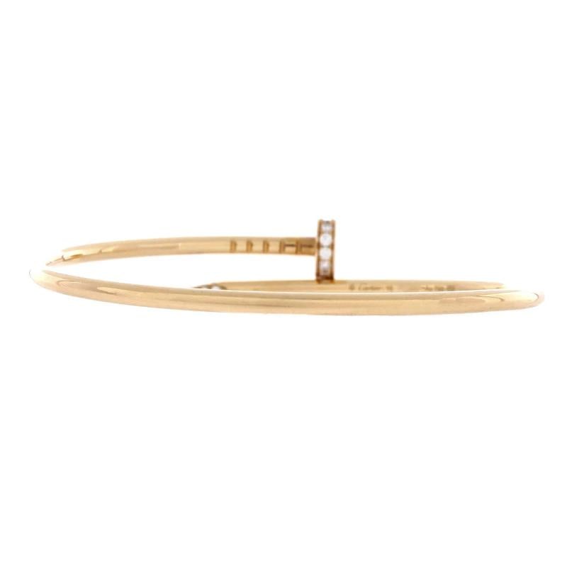Cartier Juste un Clou Bracelet 18K Yellow Gold with Diamonds Small - 3