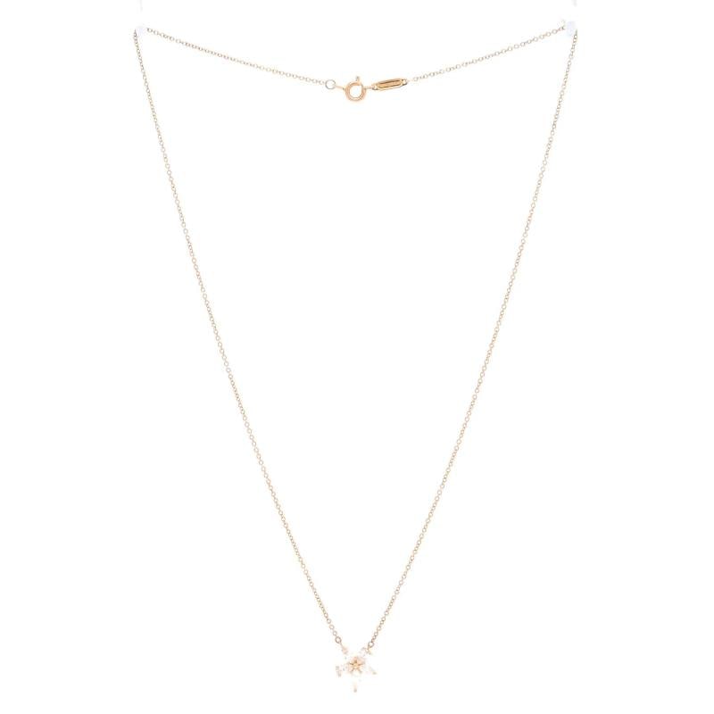 Tiffany & Co. Victoria Mixed Cluster Pendant Necklace 18K Rose Gold with 5 - 2