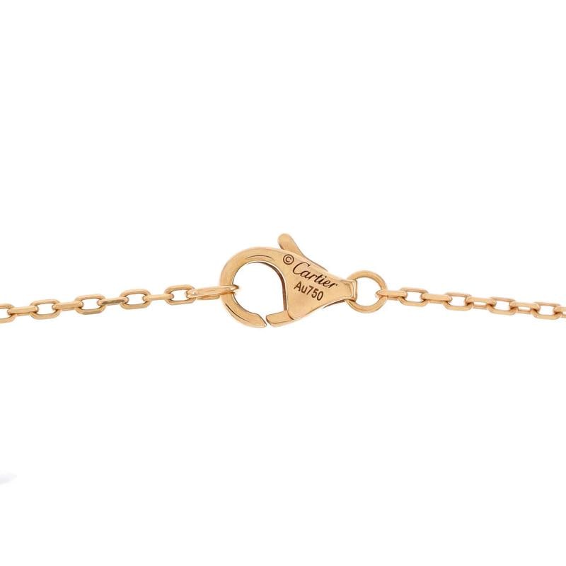 Cartier Juste un Clou Pendant Necklace 18K Rose Gold with Diamonds - 4
