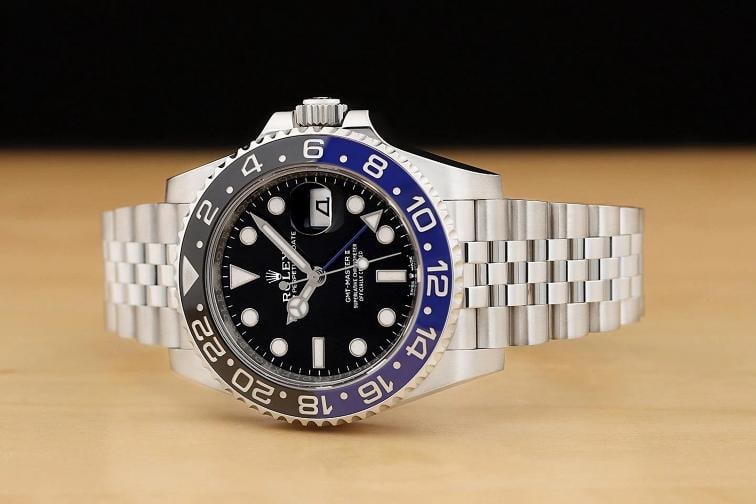 2023 NEW CARD ROLEX MENS GMT MASTER II 126710BLNR BATMAN JUBILEE STEEL WATCH - 2