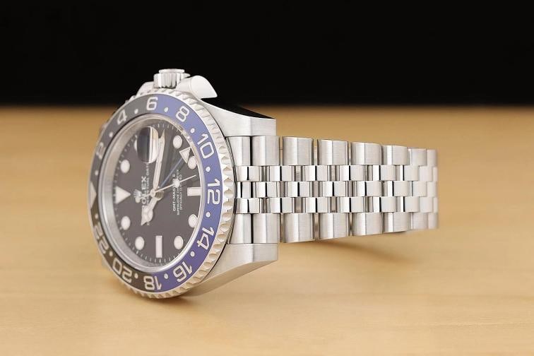 2023 NEW CARD ROLEX MENS GMT MASTER II 126710BLNR BATMAN JUBILEE STEEL WATCH - 4