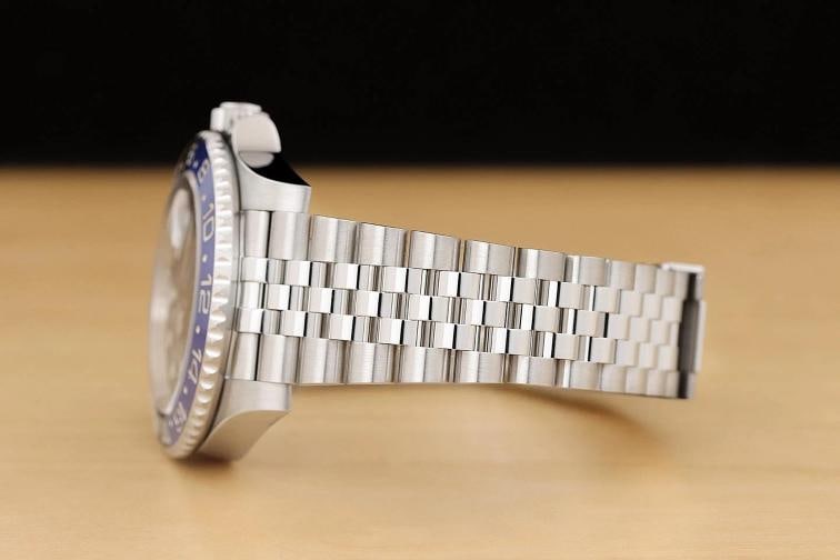 2023 NEW CARD ROLEX MENS GMT MASTER II 126710BLNR BATMAN JUBILEE STEEL WATCH - 5