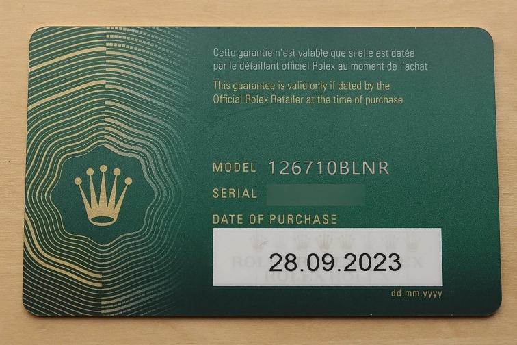 2023 NEW CARD ROLEX MENS GMT MASTER II 126710BLNR BATMAN JUBILEE STEEL WATCH - 6