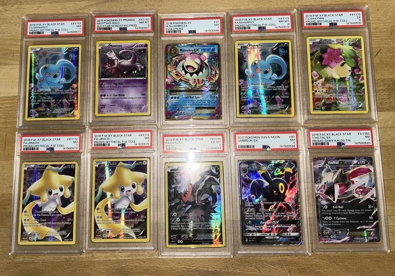 Pokemon Cards PSA Collection; 40 Card Lot; All Graded Cards; 10 year Old Cards - 2