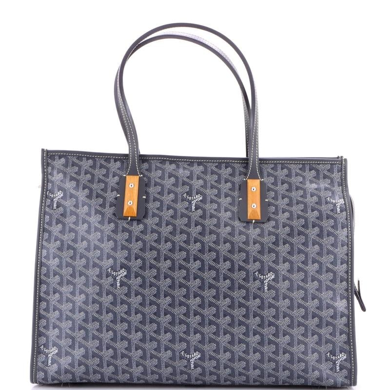 Goyard Marquises Bag Coated Canvas: Accessories: Authenticity Card Measurements: Handle Drop 9", Height 6", Width 10", Depth 2.5", Strap Drop 17". Measurements: Handle Drop 8", Height 11", Width 16", Depth 6" . Condition: Pre-owned -