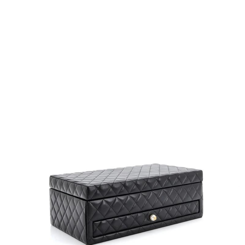 Chanel Pearl Jewelry Box Quilted Lambskin Medium - 2