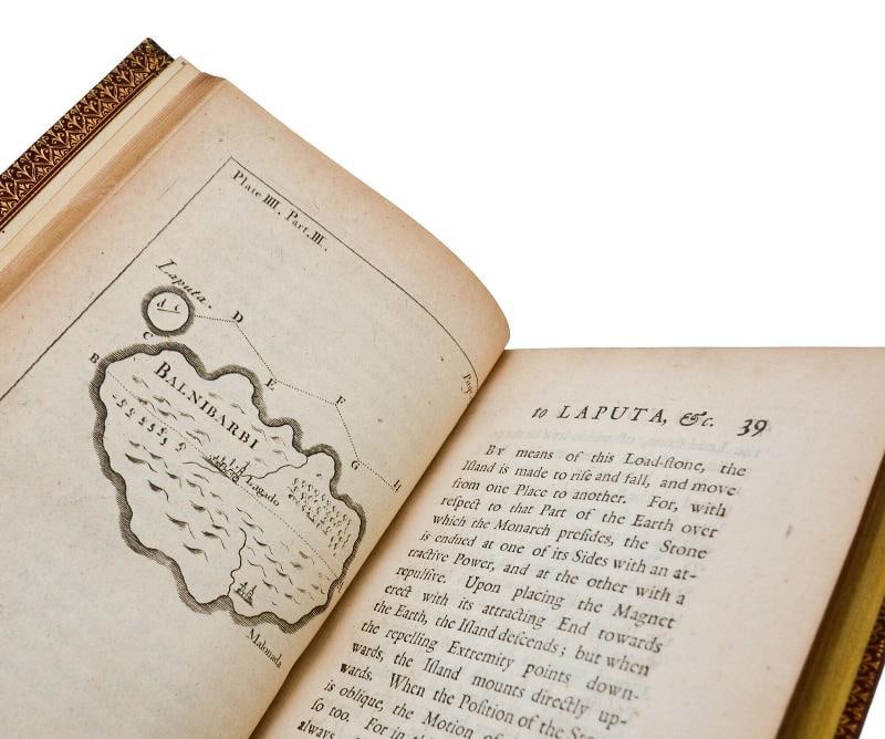 Gulliver's Travels Travels ~ by JONATHAN SWIFT ~ First Edition ~ 3rd Print 1726 - 10