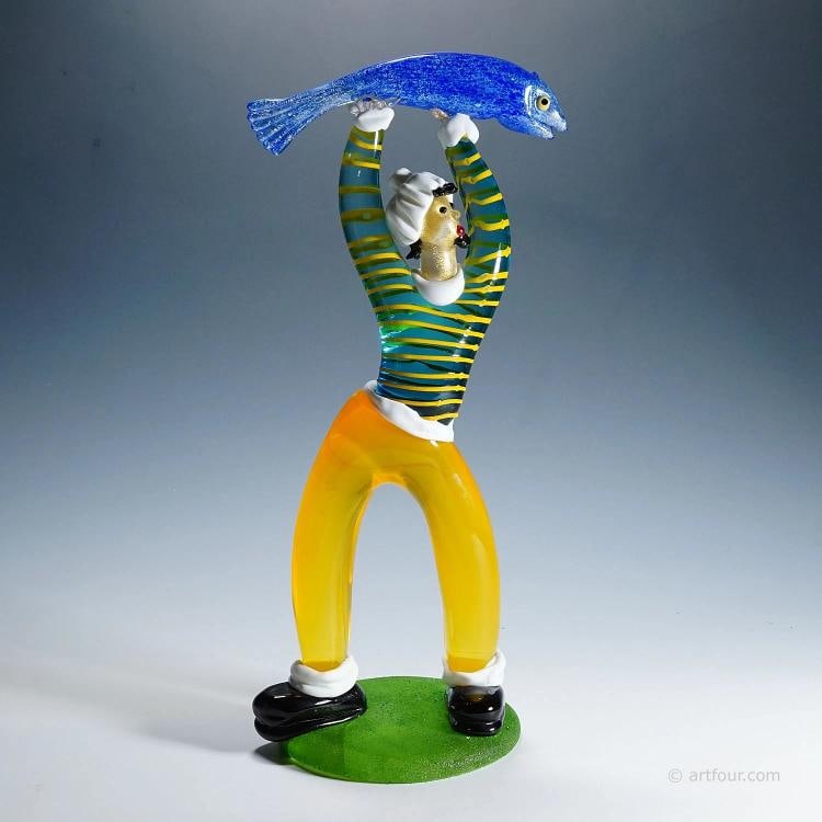 Vintage Murano Glass Sculptures by Anzolo Fuga for A.Ve.M.1950s - 2