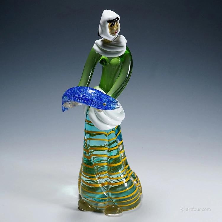 Vintage Murano Glass Sculptures by Anzolo Fuga for A.Ve.M.1950s - 3