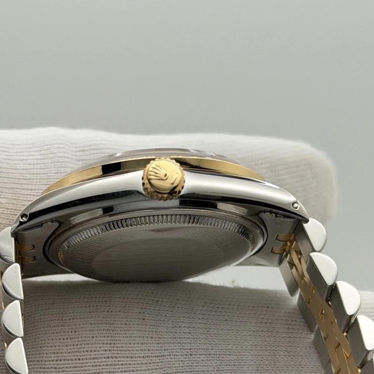 Rolex Datejust 16013 36mm Blue Diamond Dial Diamond Sapphire Bezel 18k Gold - 8