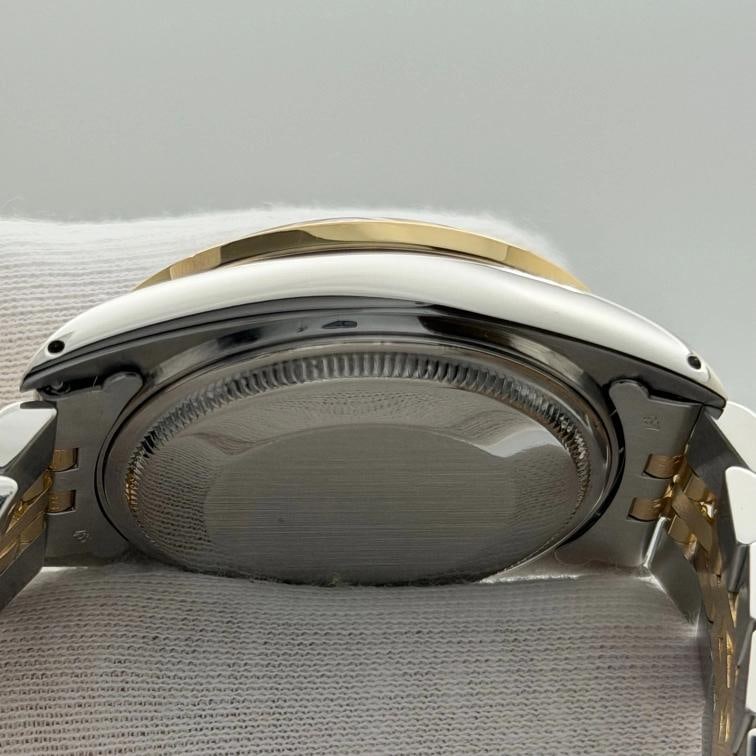 Rolex Datejust 16013 36mm Blue Diamond Dial Diamond Sapphire Bezel 18k Gold - 9