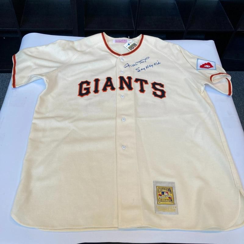 Willie Mays "Say Hey Kid" Signed Inscribed Authentic 1951 Giants Jersey JSA COA - 2