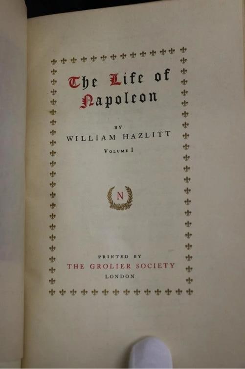 Bourienne Hazlitt, Junot / Life of Napoleon Limited Edition 1900 - 2