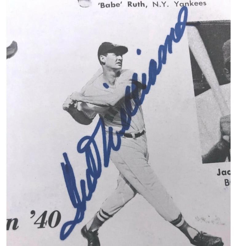 1962 MLB All Star Game Program Mantle DiMaggio Aaron Williams Maris +10 JSA COA - 4