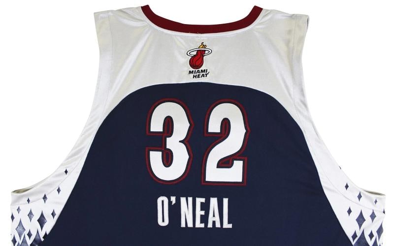 Shaquille O'Neal Signed Team Issued Navy 2007 NBA ASG Adidas Jersey BAS & SIA - 4