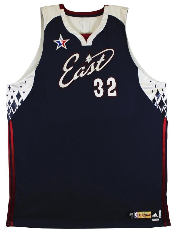 Shaquille O'Neal Signed Team Issued Navy 2007 NBA ASG Adidas Jersey BAS & SIA - 5