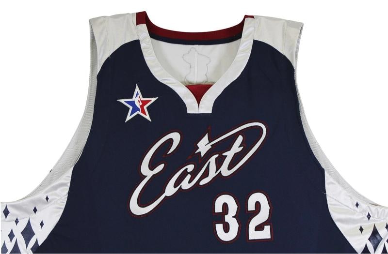 Shaquille O'Neal Signed Team Issued Navy 2007 NBA ASG Adidas Jersey BAS & SIA - 6