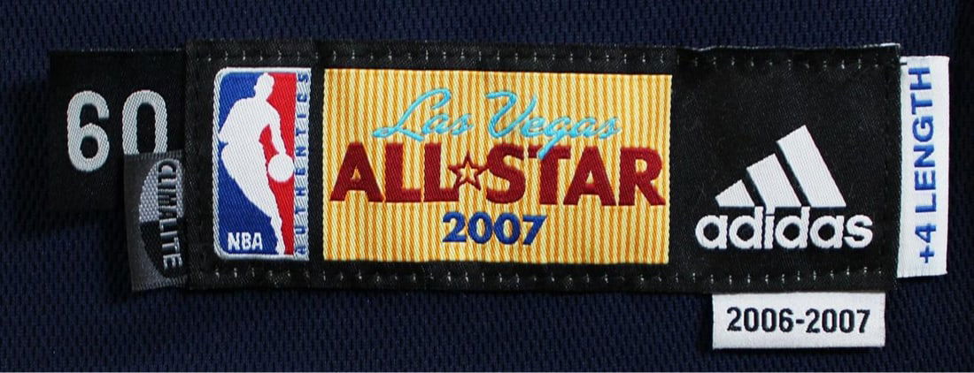 Shaquille O'Neal Signed Team Issued Navy 2007 NBA ASG Adidas Jersey BAS & SIA - 7