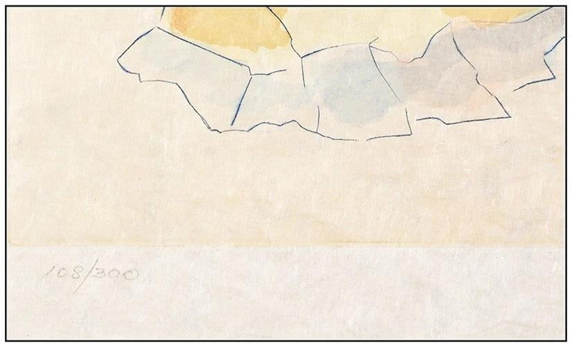 Salvador Dali Hand Signed Color Etching Noahs Ark Signed Framed Surreal Artwork - 5