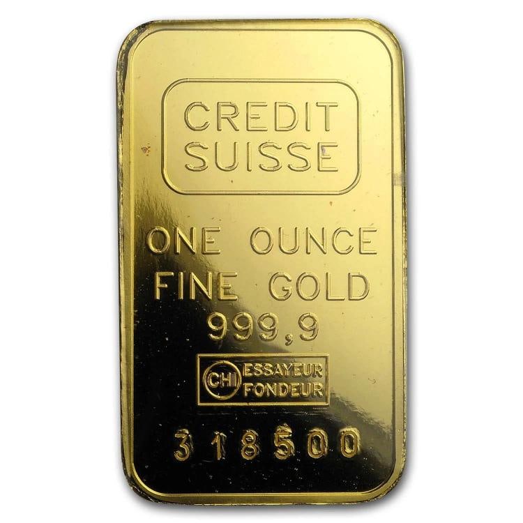 1 oz Gold Bar - Credit Suisse (Boston, Vintage Assay) - 3