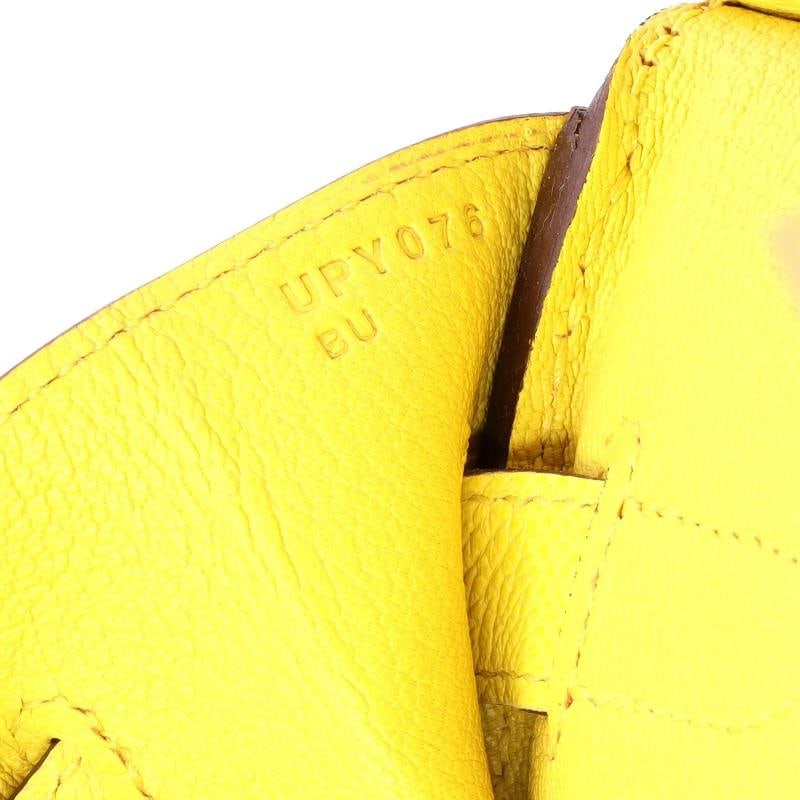 Hermes Birkin Handbag Yellow Epsom with Palladium Hardware 30 - 8