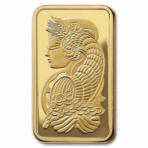 5 oz Gold Bar - PAMP Suisse Lady Fortuna Veriscan (w/Assay) - 3