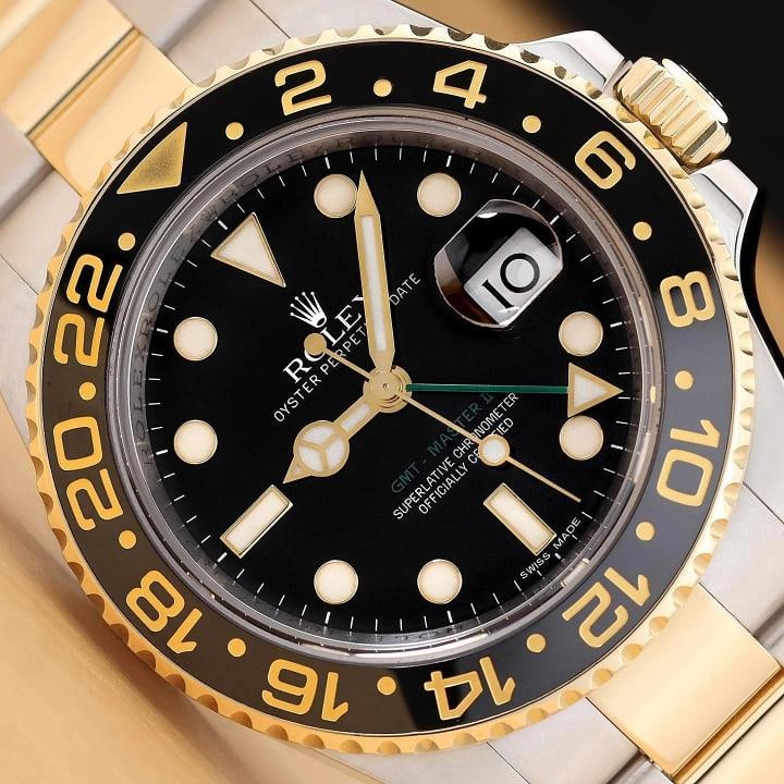 2012 CARD ROLEX MENS GMT MASTER II 40MM 116713LN 18K YELLOW GOLD STEEL WATCH: Condition: Pre-owned - Good,Brand: Rolex,Department: Men's,Style: Casual, Dress/Formal, Luxury, Sport, Luxury: Dress Styles,Features: 12-Hour Dial, Chronometer, Date Indicator, Sapphire Crystal, Screw