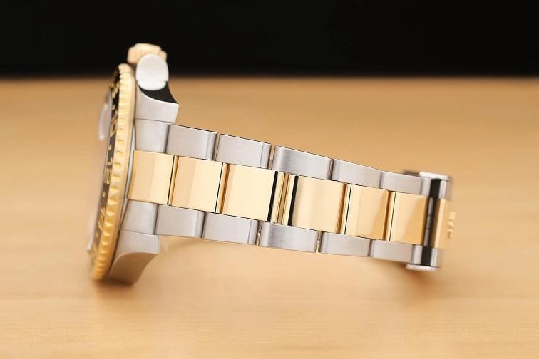 2012 CARD ROLEX MENS GMT MASTER II 40MM 116713LN 18K YELLOW GOLD STEEL WATCH - 5