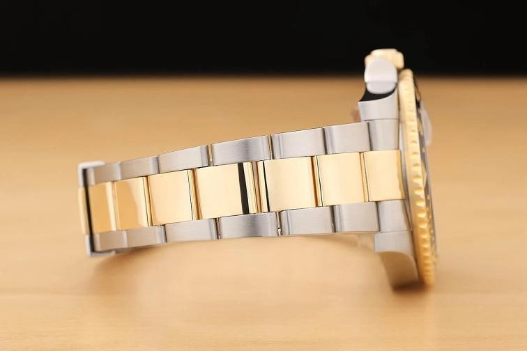 2012 CARD ROLEX MENS GMT MASTER II 40MM 116713LN 18K YELLOW GOLD STEEL WATCH - 9