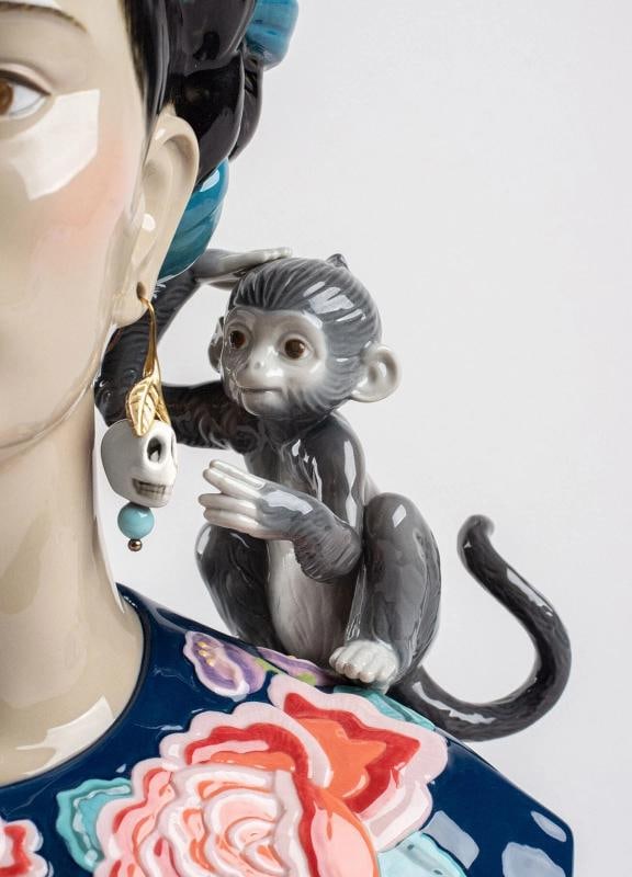 LladrÃÂ² Frida Kahlo Figurine. Blue. Limited Edition Ref.01002026 - 3