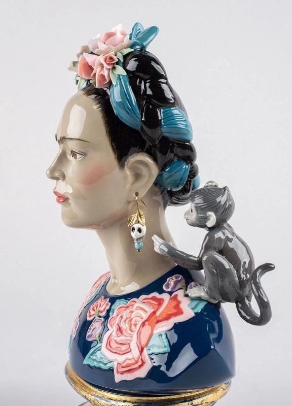 LladrÃÂ² Frida Kahlo Figurine. Blue. Limited Edition Ref.01002026 - 4