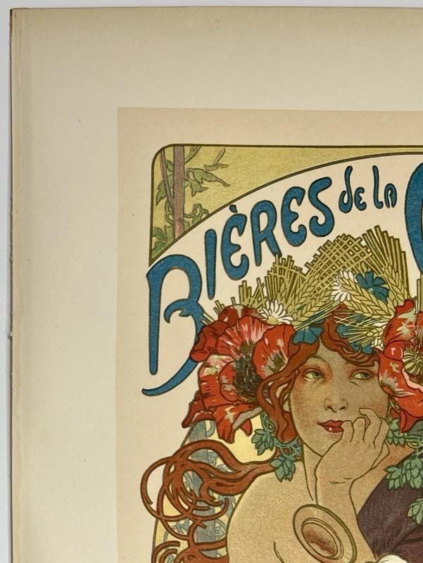 Original Vintage Poster BIERES DE LA MEUSE Maitres De L'Affiche Pl 182 MUCHA - 2