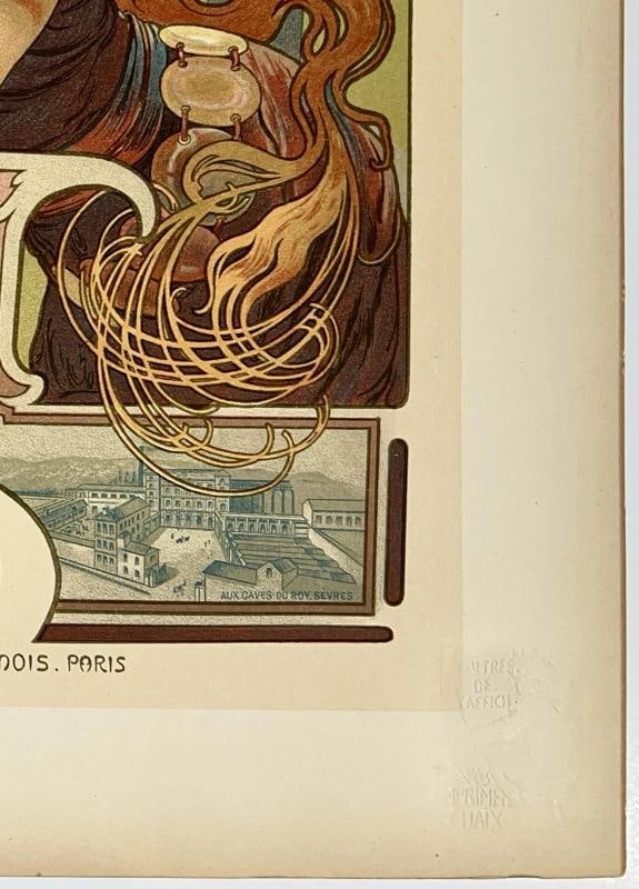 Original Vintage Poster BIERES DE LA MEUSE Maitres De L'Affiche Pl 182 MUCHA - 5