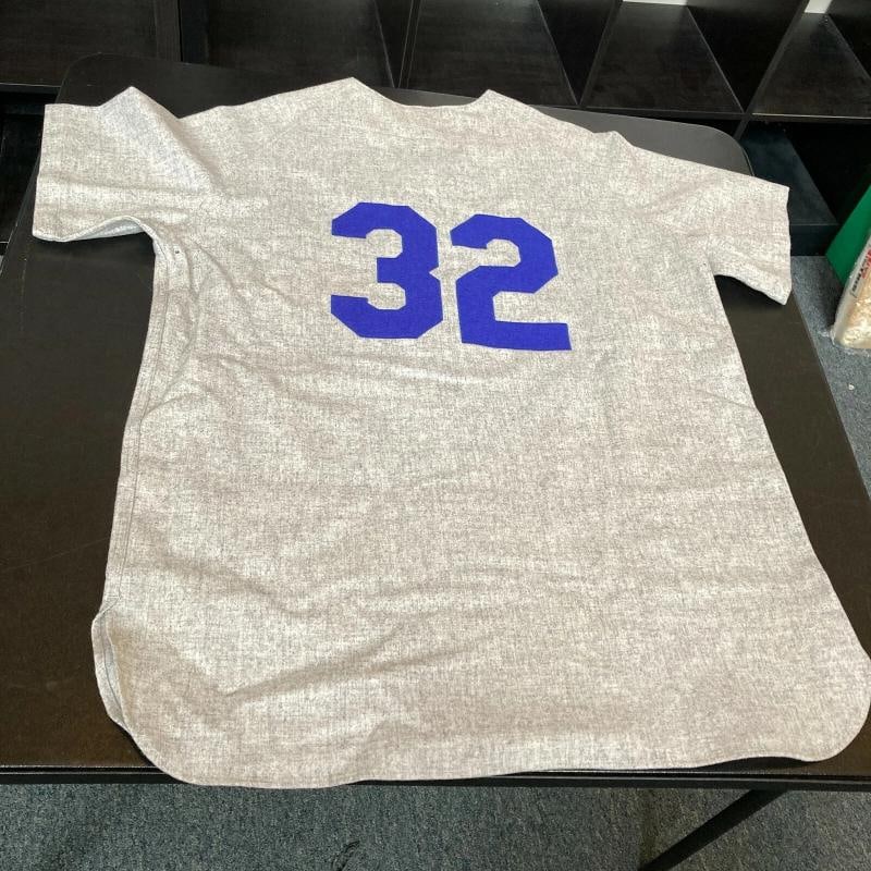 Sandy Koufax Cy Young MVP Signed Heavily Inscribed STATS Dodgers Jersey JSA COA - 4