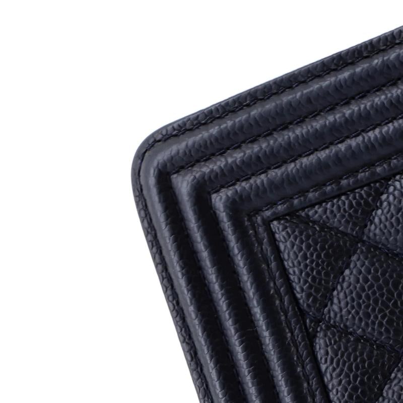 Chanel Boy Flap Bag Quilted Caviar Old Medium - 7