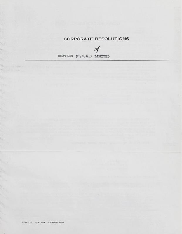 Brian Epstein The Beatles Signed 4 Page 8.5x11 1967 Contract BAS - 5