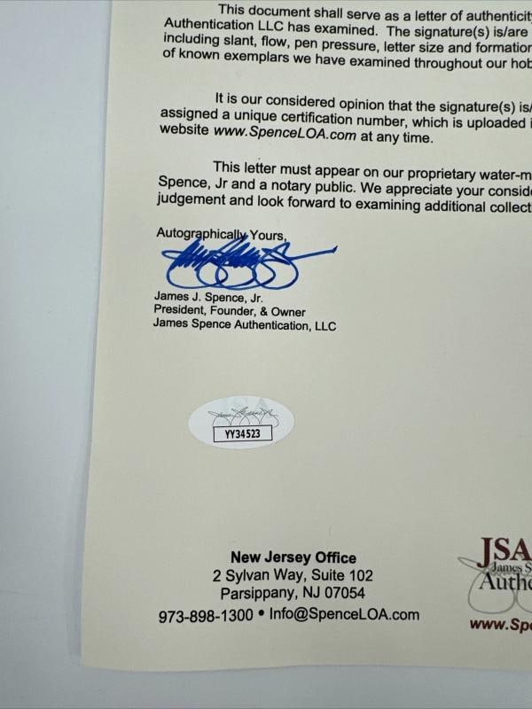 Michael Jordan Signed Rawlings 1980's Baseball Glove Auto JSA COA - 6