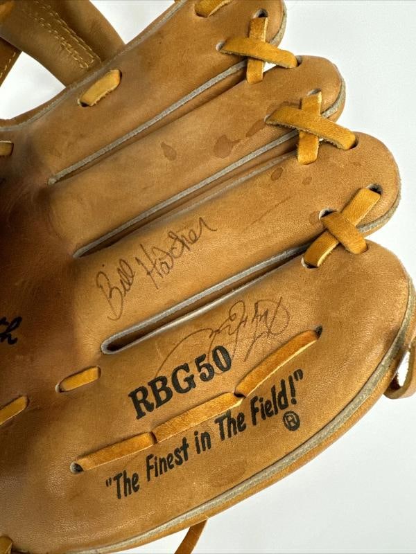 Michael Jordan Signed Rawlings 1980's Baseball Glove Auto JSA COA - 9